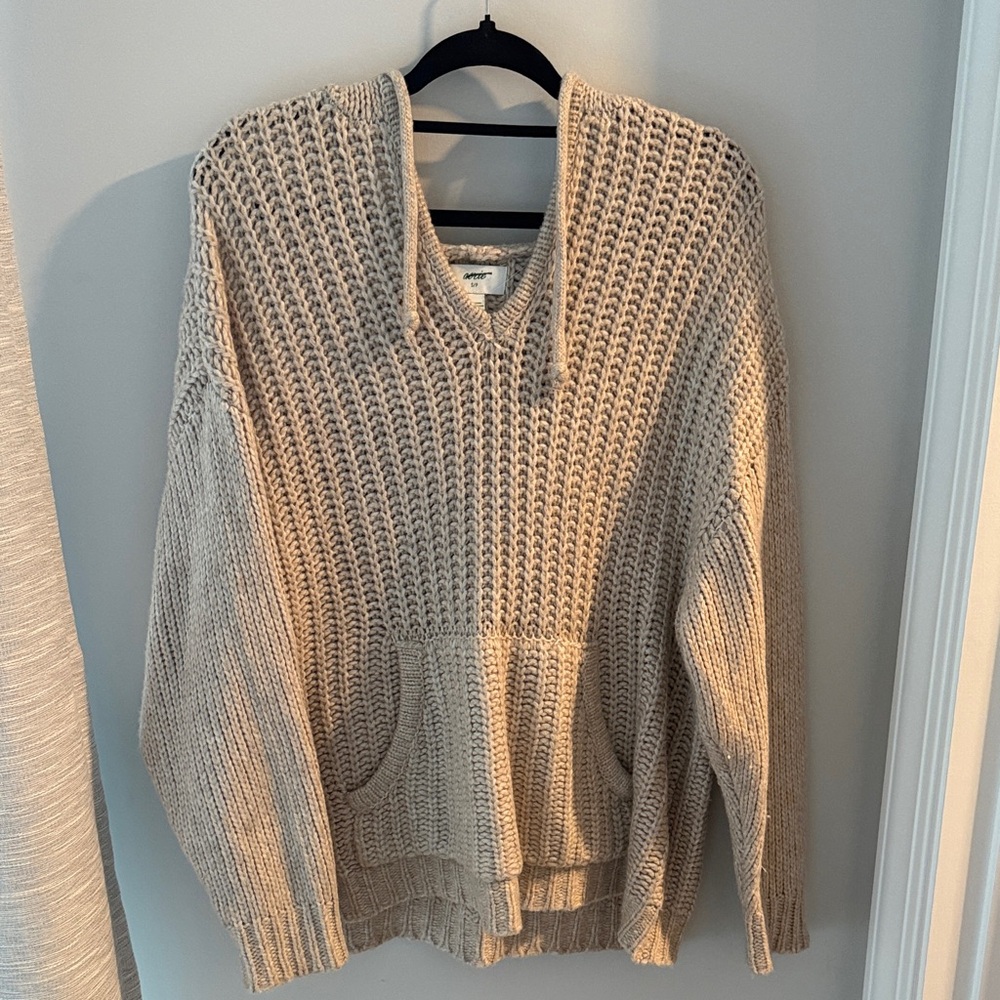 Aerie Cream Knit Sweater